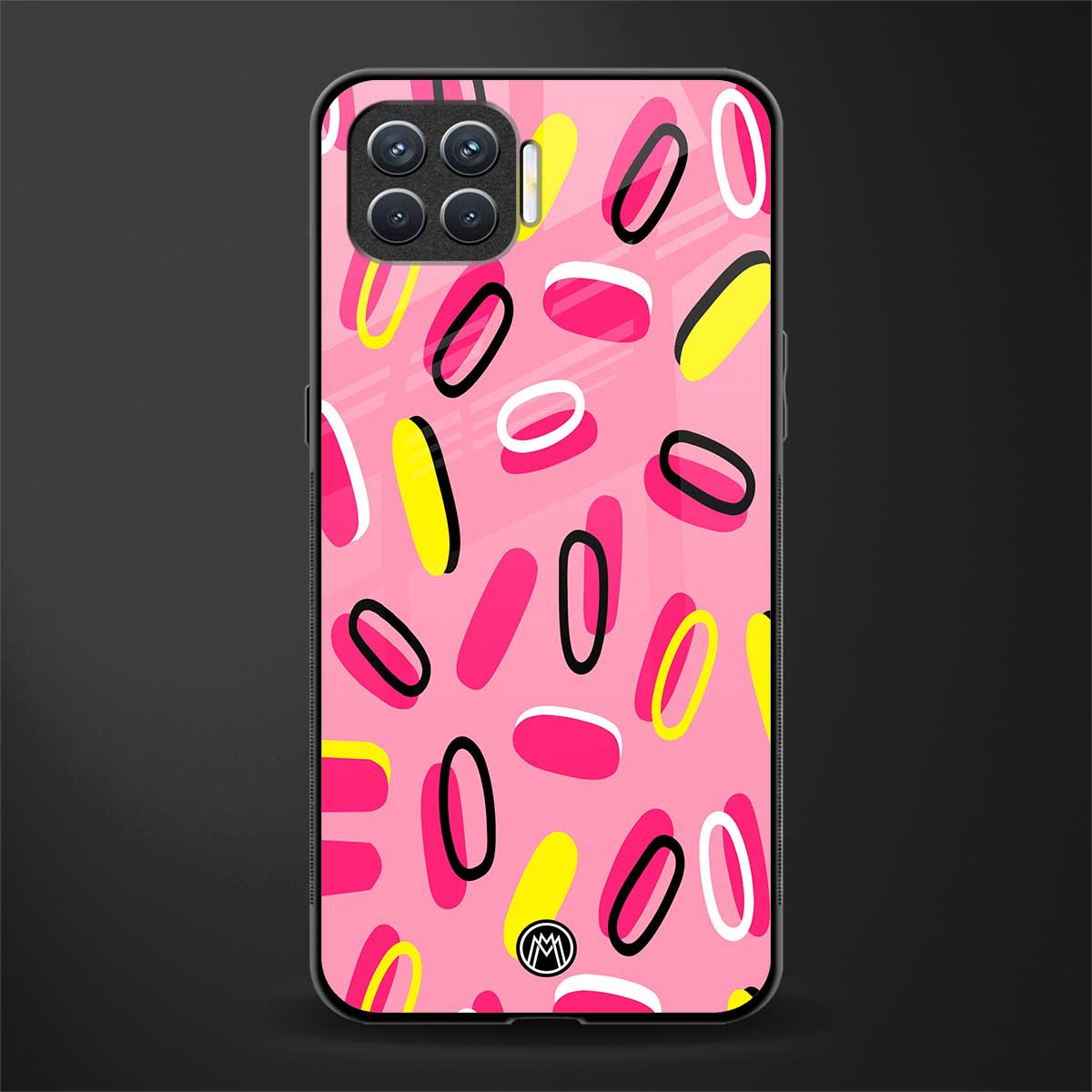 suger coating glass case for oppo f17 image