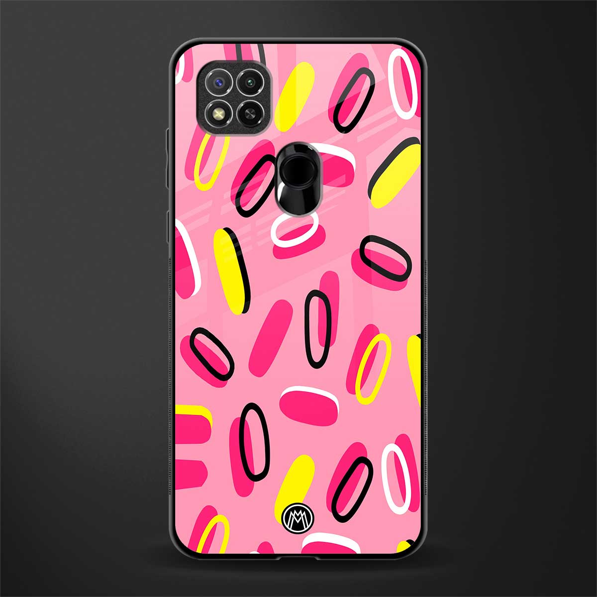 suger coating glass case for redmi 9 image