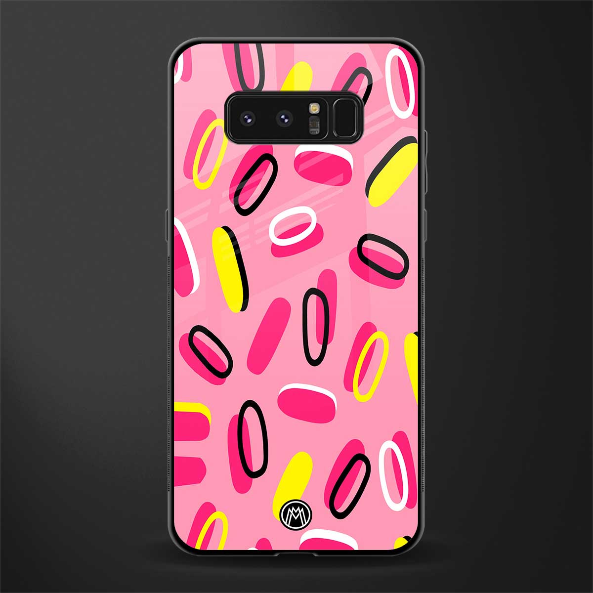 suger coating glass case for samsung galaxy note 8 image