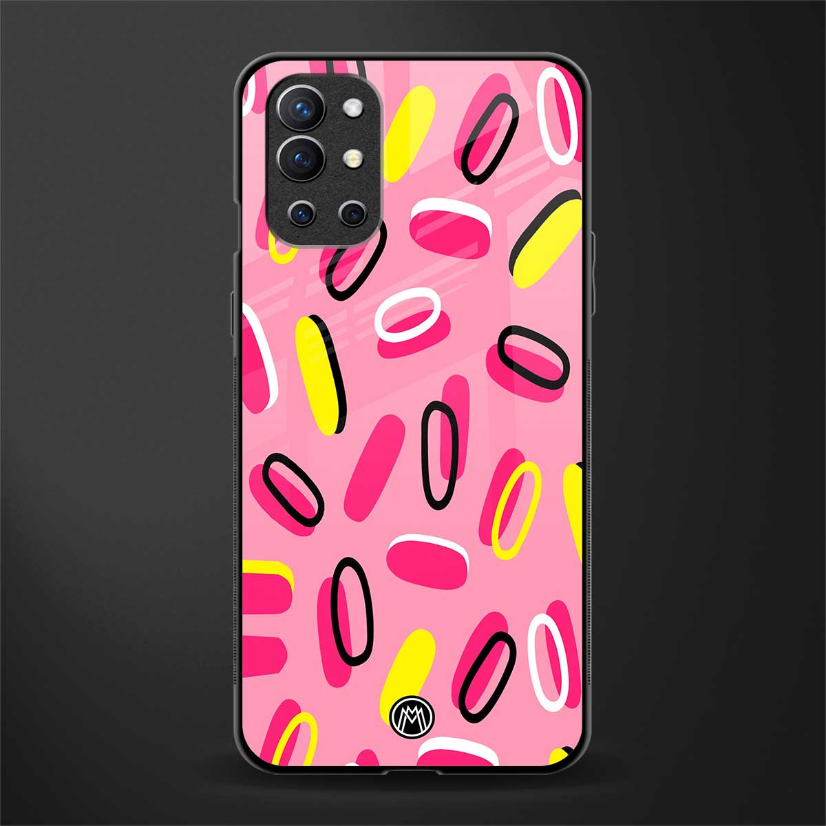 suger coating glass case for oneplus 9r image