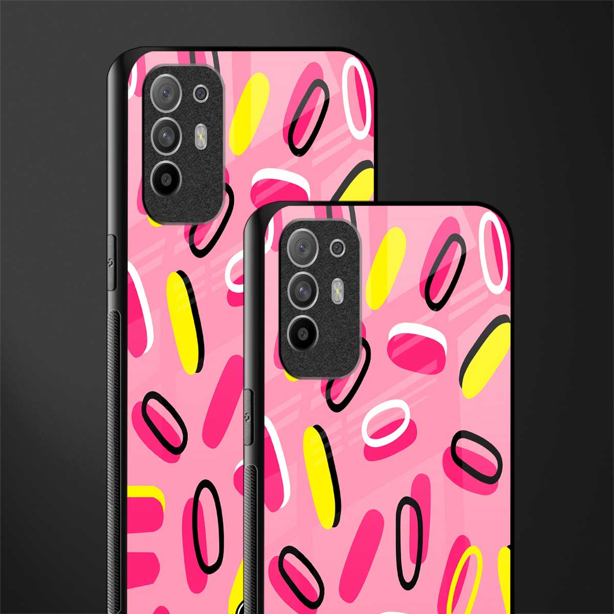 suger coating glass case for oppo f19 pro plus image-2