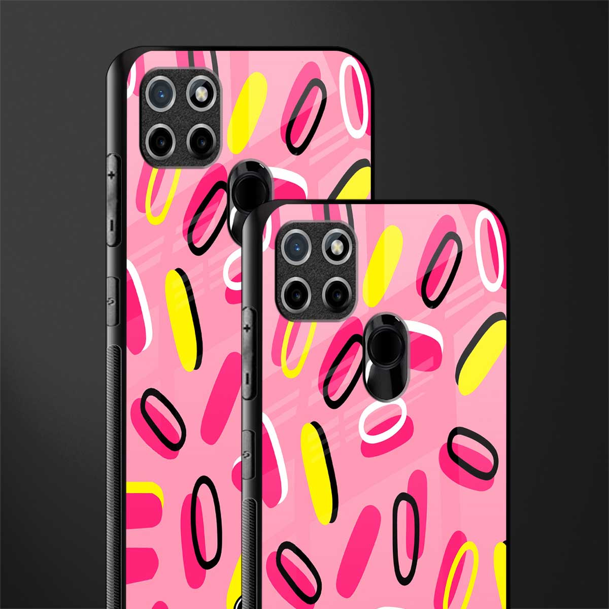 suger coating glass case for realme c21 image-2