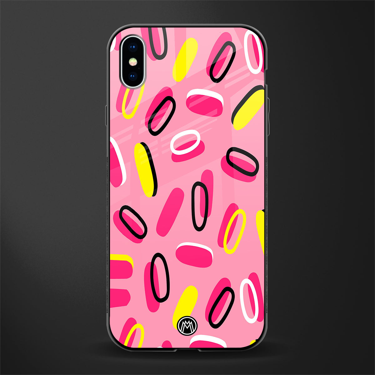 suger coating glass case for iphone xs max image