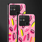 suger coating back phone cover | glass case for realme narzo 50a