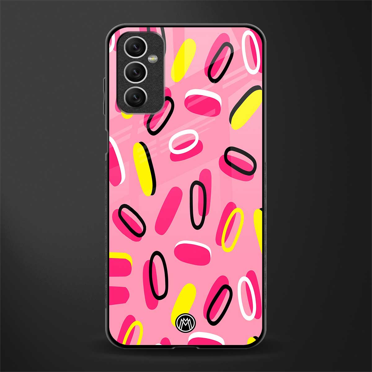 suger coating glass case for samsung galaxy m52 5g image