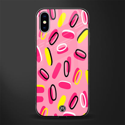 suger coating glass case for iphone xs image