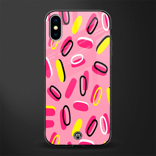 suger coating glass case for iphone xs image