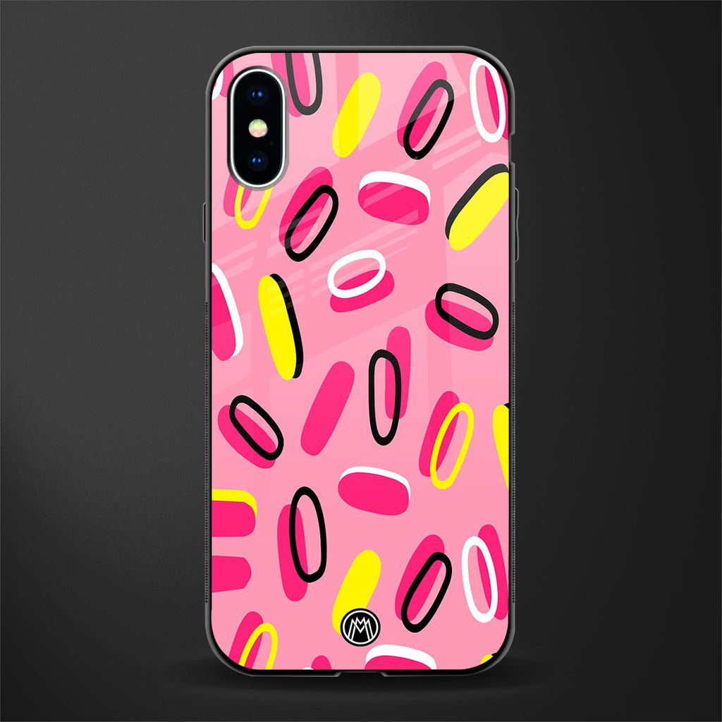 suger coating glass case for iphone x image