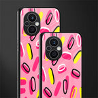 suger coating back phone cover | glass case for oppo f21 pro 5g