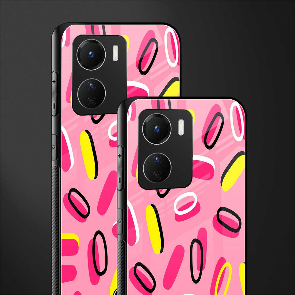 suger coating back phone cover | glass case for vivo y16