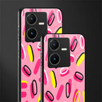 suger coating back phone cover | glass case for vivo y22