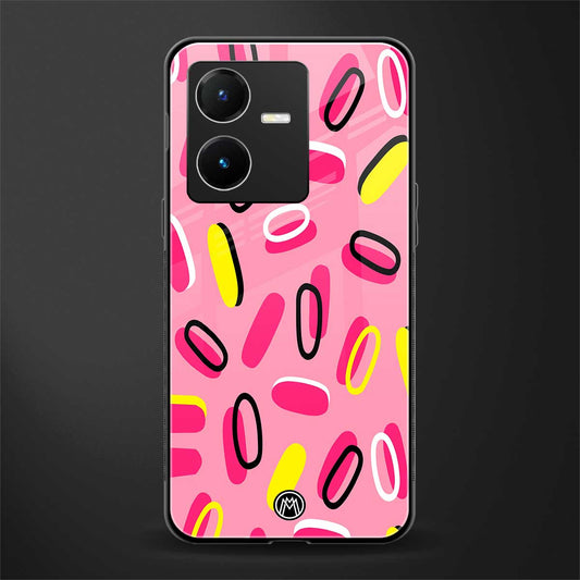 suger coating back phone cover | glass case for vivo y22