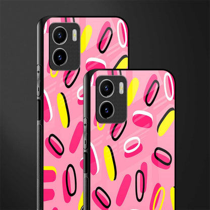 suger coating back phone cover | glass case for vivo y72