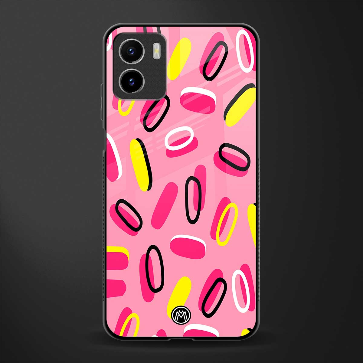 suger coating back phone cover | glass case for vivo y72