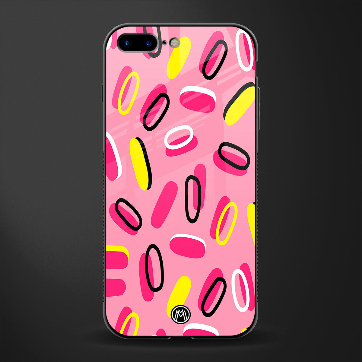 suger coating glass case for iphone 8 plus image