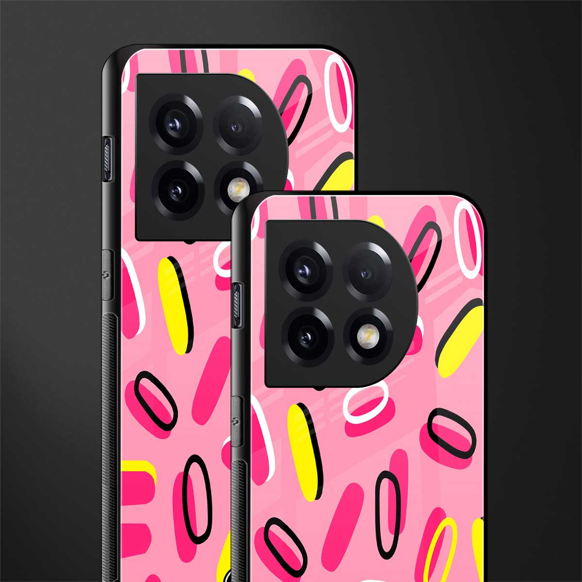 suger coating back phone cover | glass case for oneplus 11
