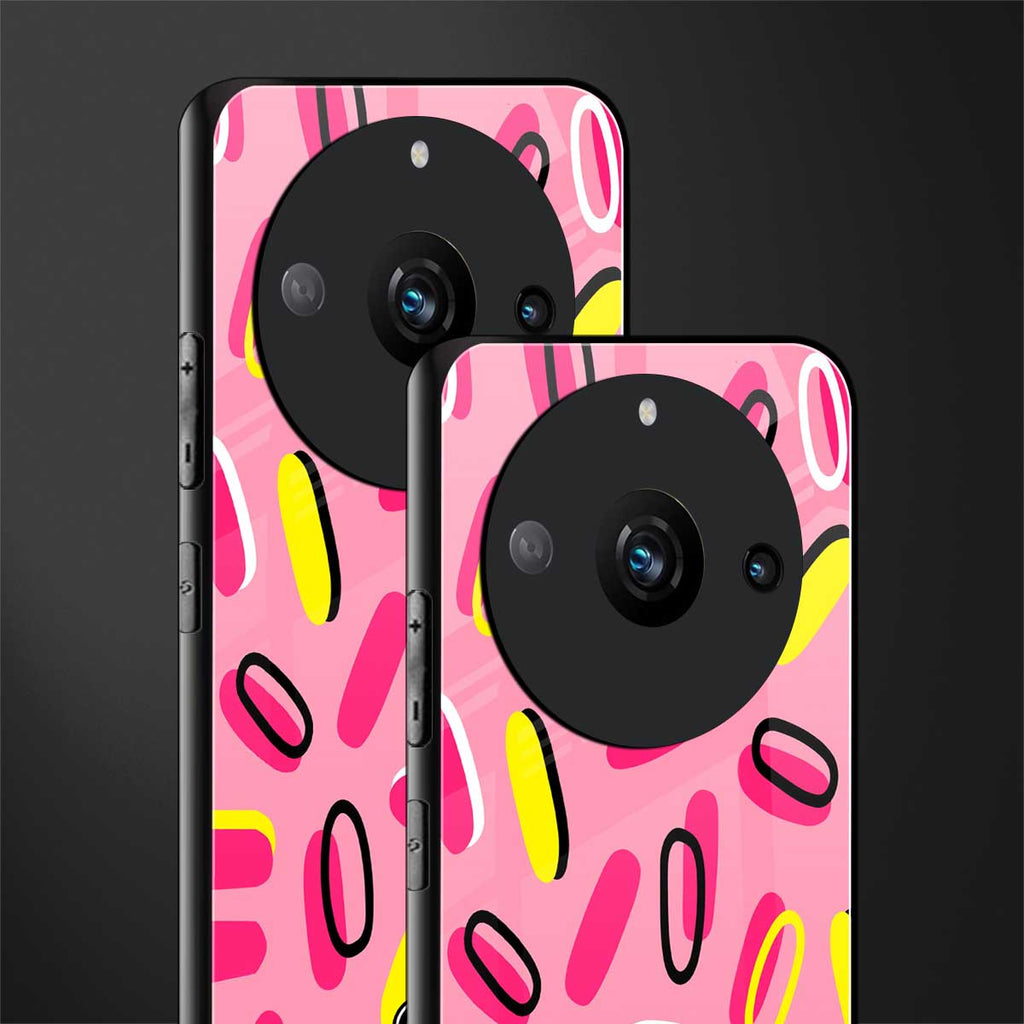 suger coating back phone cover | glass case for realme 11 pro 5g