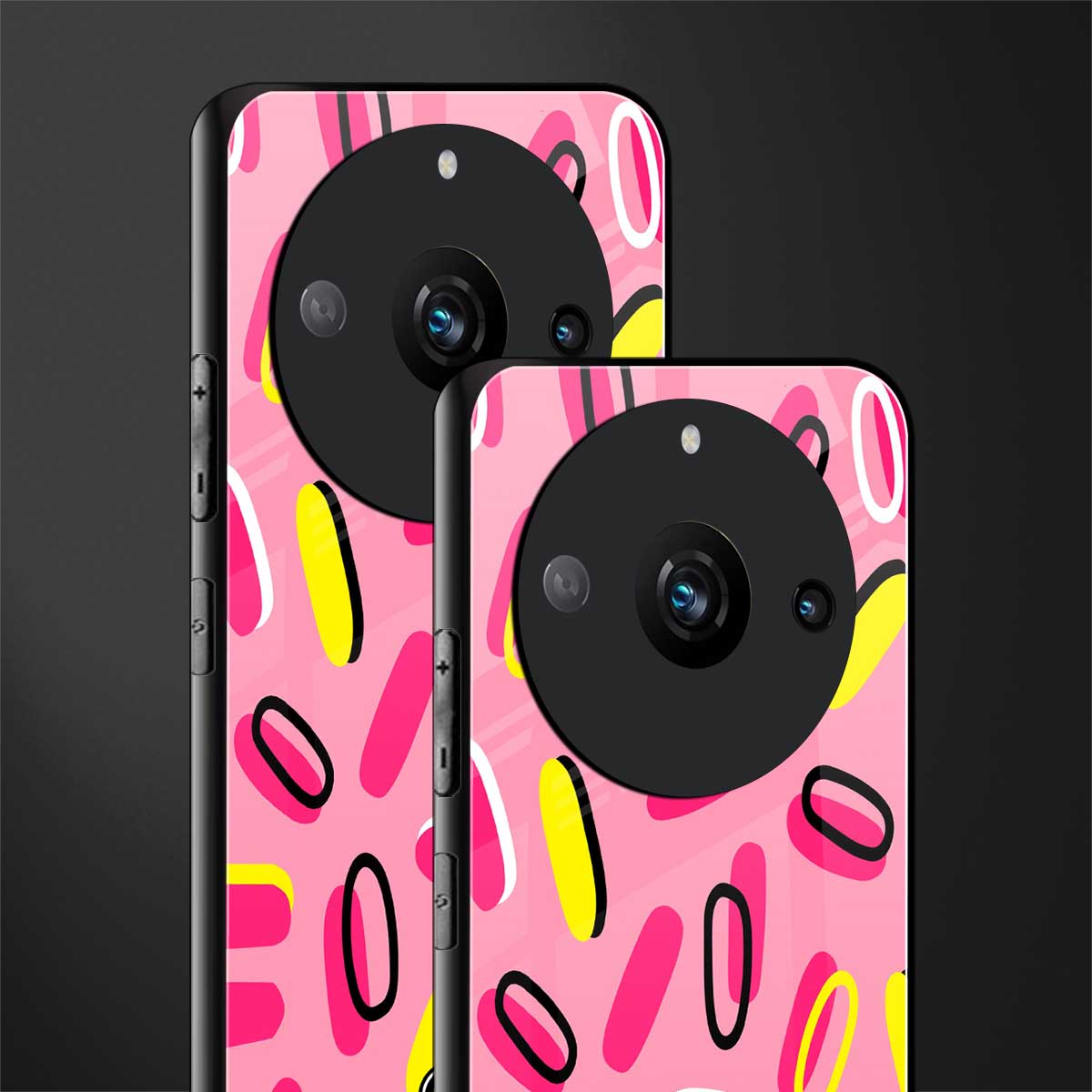 suger coating back phone cover | glass case for realme 11 pro 5g