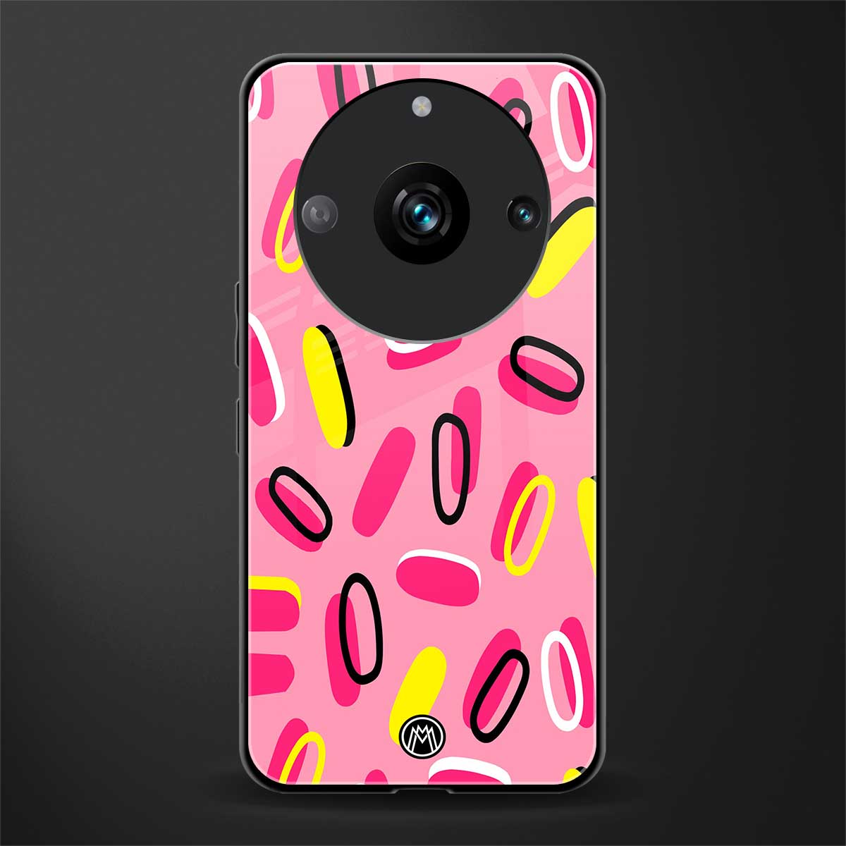 suger coating back phone cover | glass case for realme 11 pro 5g