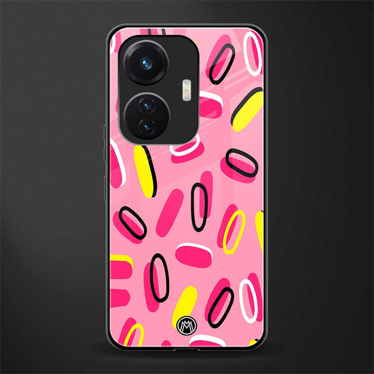 suger coating back phone cover | glass case for vivo t1 44w 4g