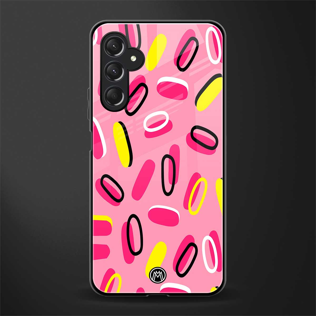 suger coating back phone cover | glass case for samsun galaxy a24 4g
