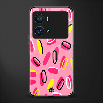 suger coating back phone cover | glass case for iQOO 9 Pro