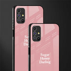 suger honey darling glass case for samsung galaxy m51 image-2