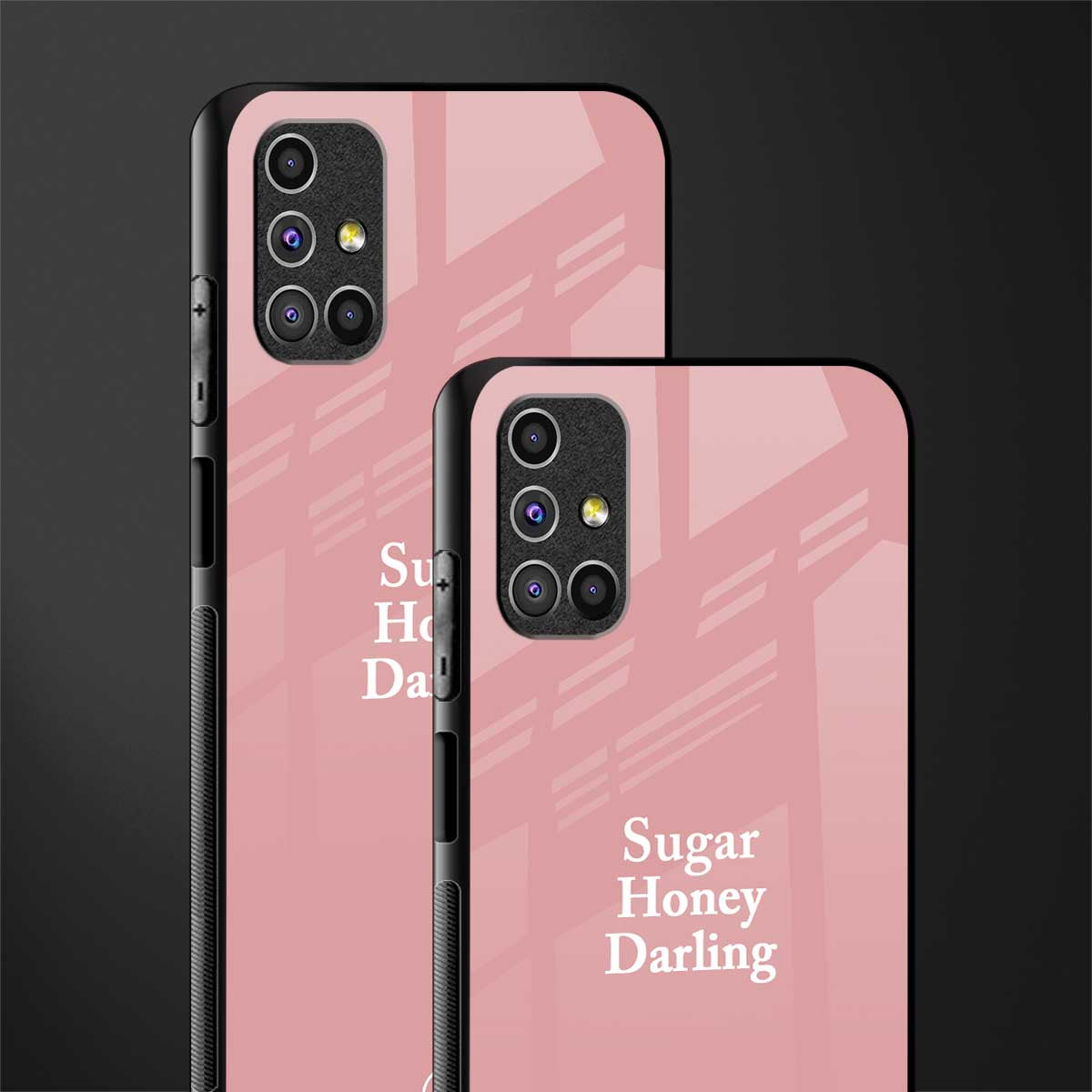 suger honey darling glass case for samsung galaxy m51 image-2