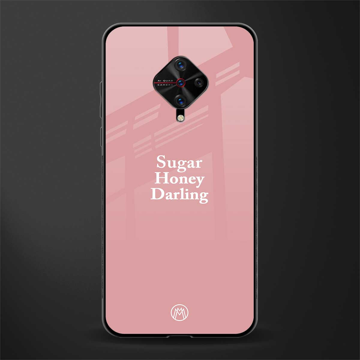suger honey darling glass case for vivo s1 pro image