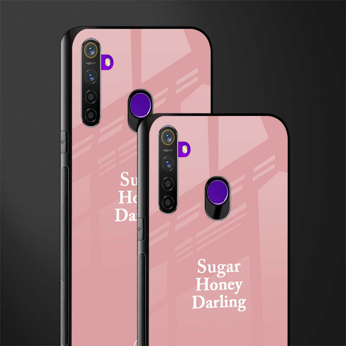 suger honey darling glass case for realme 5i image-2