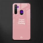 suger honey darling glass case for realme 5 image