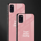 suger honey darling glass case for samsung galaxy a31 image-2