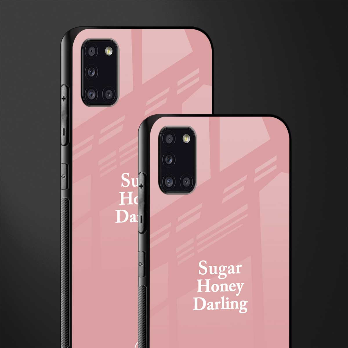 suger honey darling glass case for samsung galaxy a31 image-2