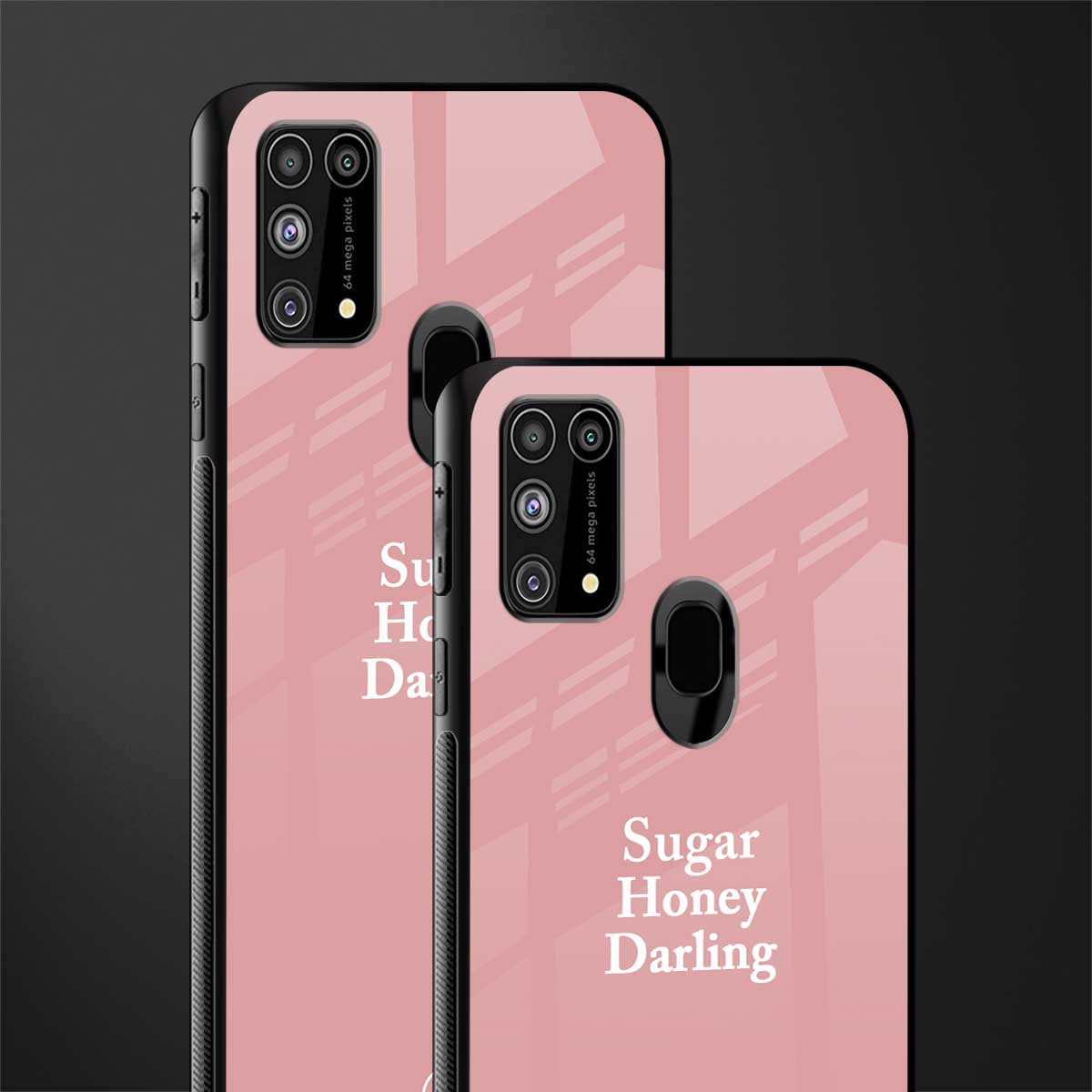 suger honey darling glass case for samsung galaxy m31 image-2