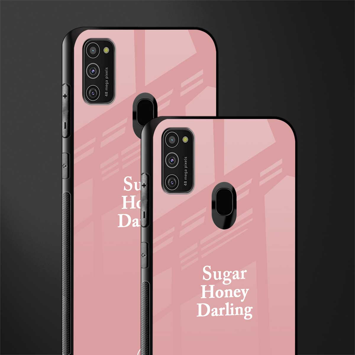 suger honey darling glass case for samsung galaxy m30s image-2