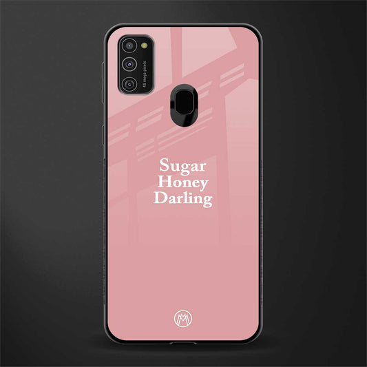 suger honey darling glass case for samsung galaxy m21 image