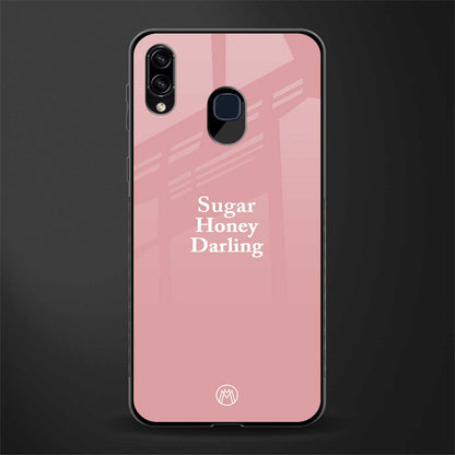 suger honey darling glass case for samsung galaxy a20 image