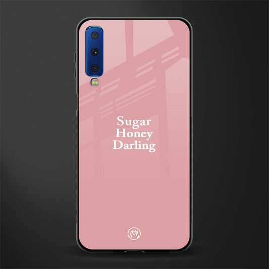 suger honey darling glass case for samsung galaxy a7 2018 image
