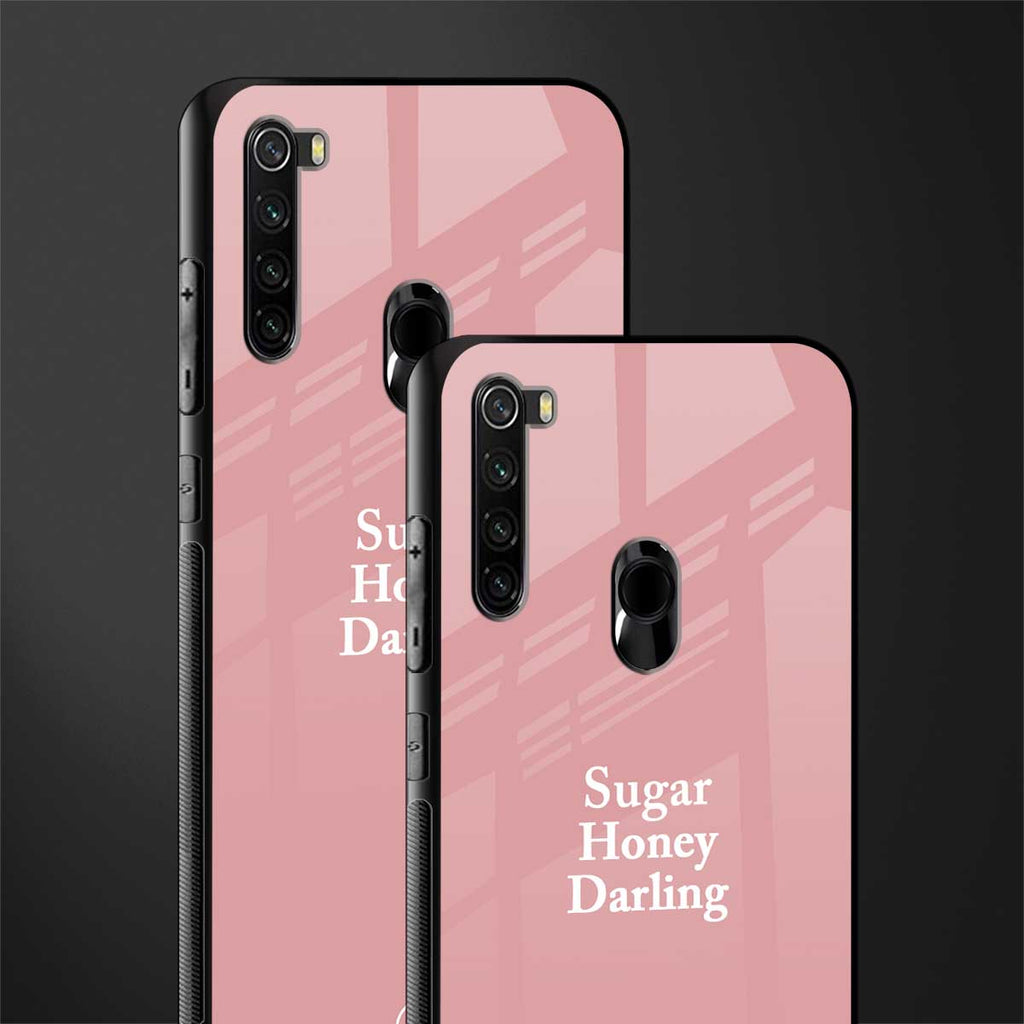 suger honey darling glass case for redmi note 8 image-2
