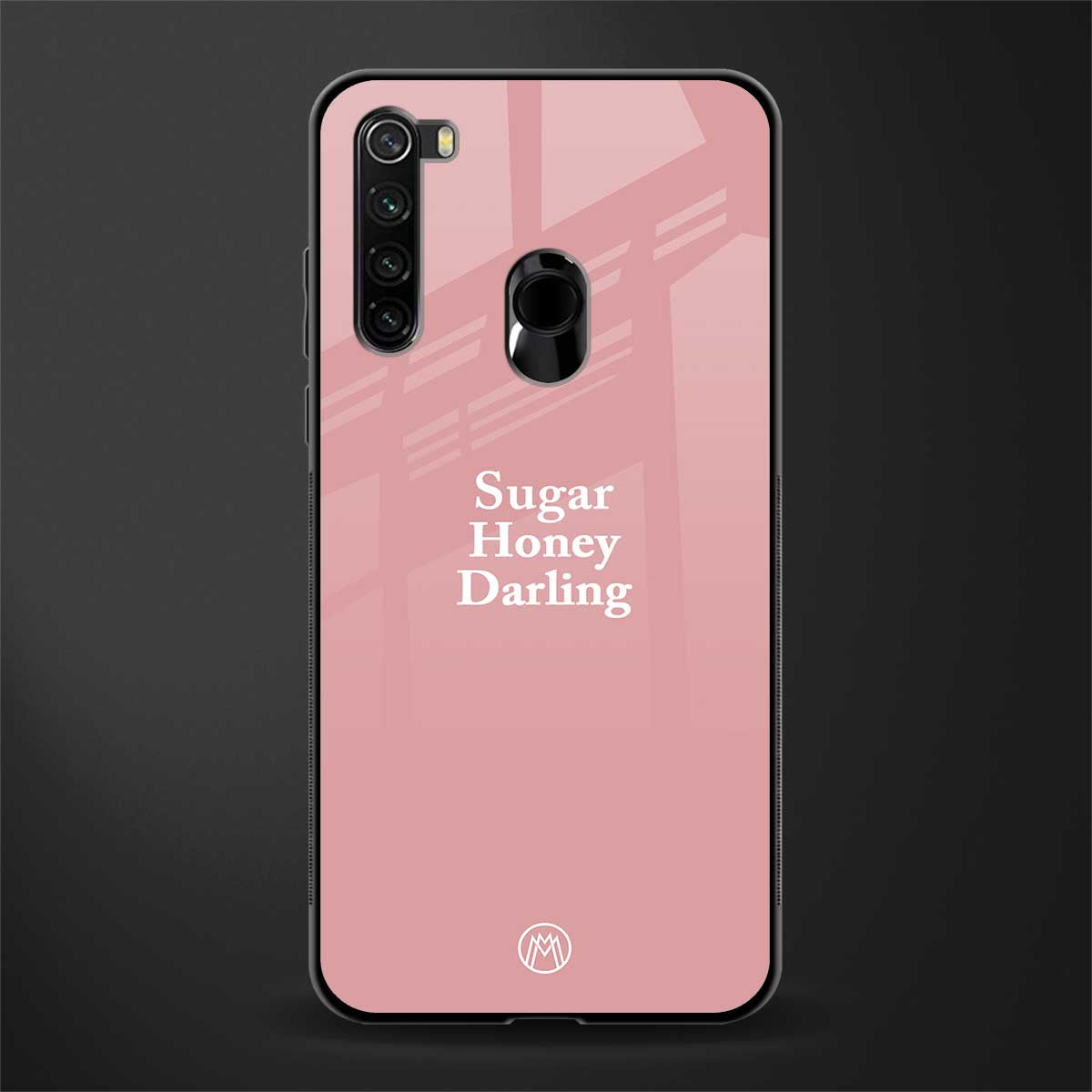 suger honey darling glass case for redmi note 8 image
