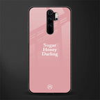 suger honey darling glass case for redmi note 8 pro image