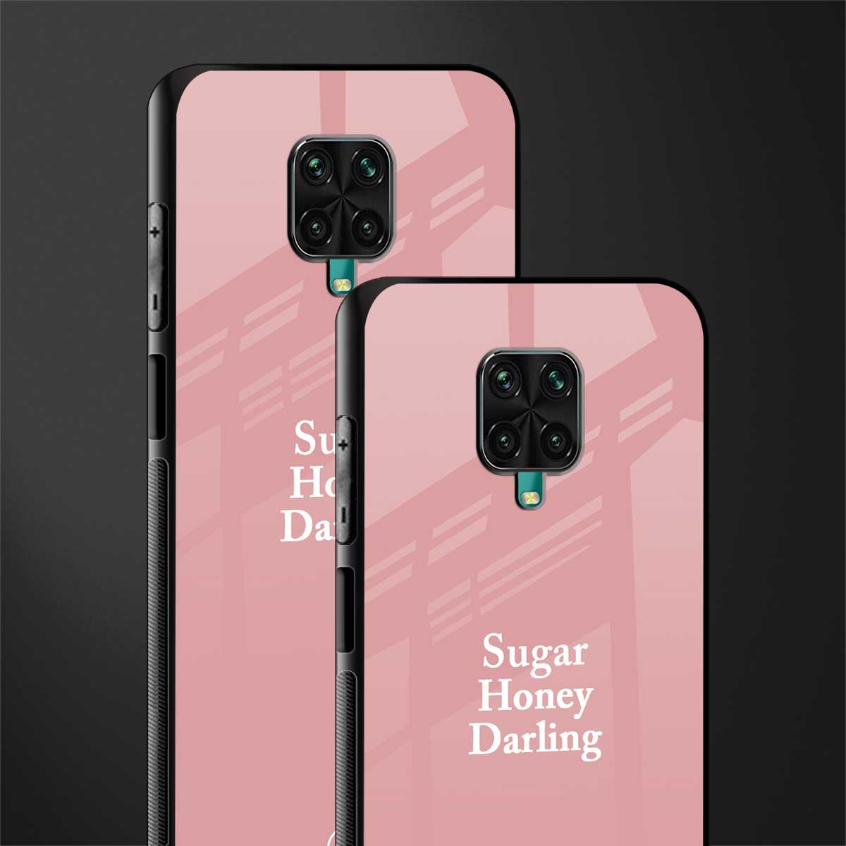 suger honey darling glass case for redmi note 9 pro max image-2