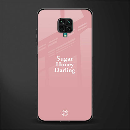 suger honey darling glass case for redmi note 9 pro max image