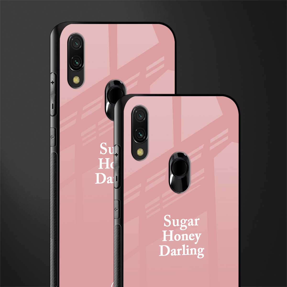 suger honey darling glass case for redmi note 7 pro image-2
