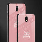 suger honey darling glass case for redmi 8a image-2