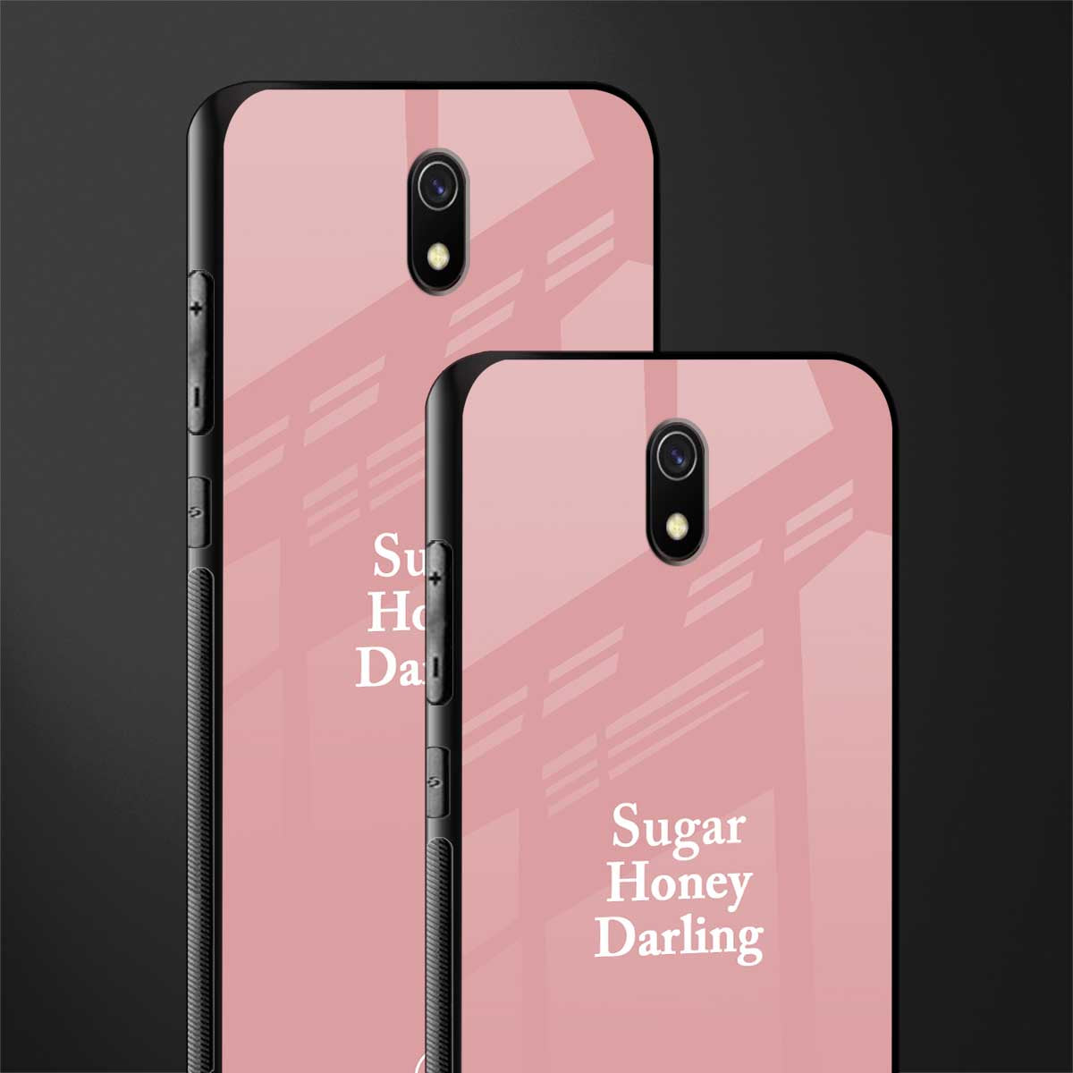 suger honey darling glass case for redmi 8a image-2
