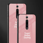 suger honey darling glass case for redmi k20 pro image-2