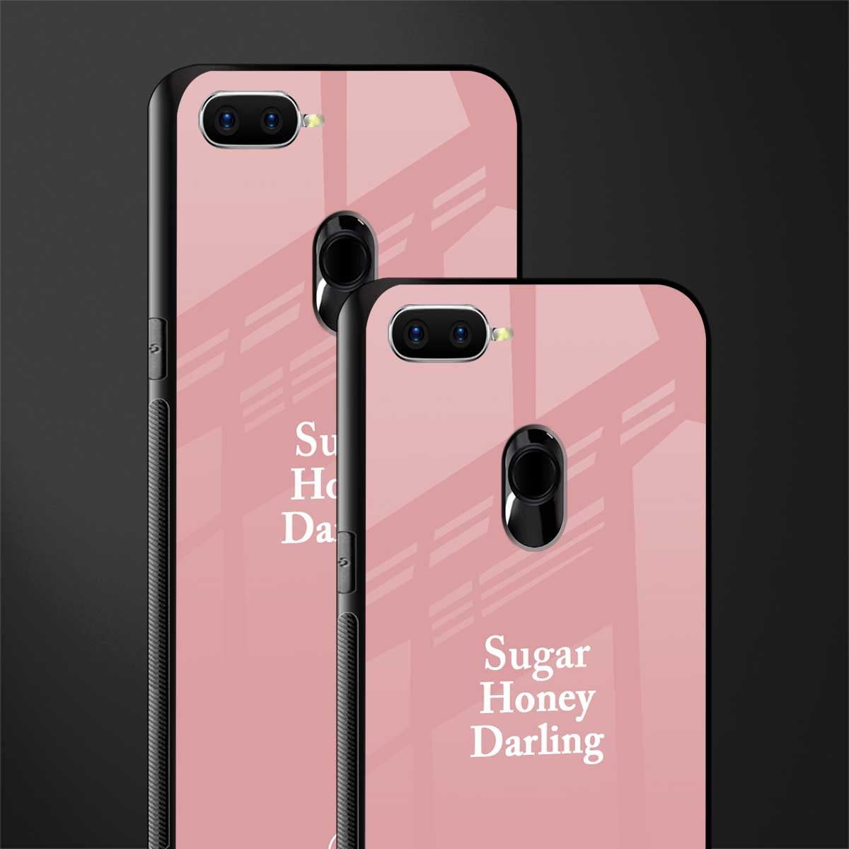 suger honey darling glass case for oppo a12 image-2