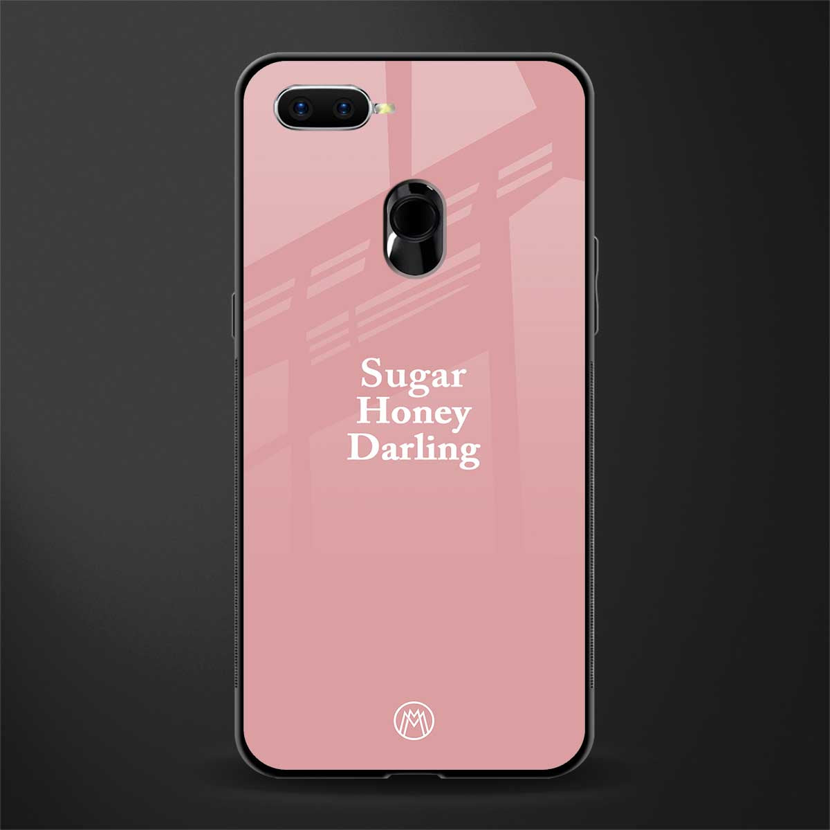 suger honey darling glass case for oppo a12 image
