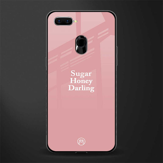 suger honey darling glass case for oppo a5s image